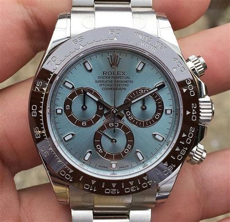 rolex blue face ice out|Rolex transparent blue.